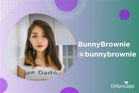 Asian bunnybrownie leaks OF